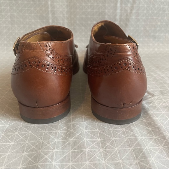 Centenario 1941 Portuguese Leather Double Monk Strap Shoe 40 - Picture 4 of 8